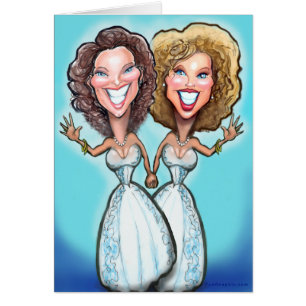 Lesbische Hochzeitstorte-Puppen