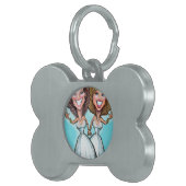 Lesbische Hochzeitstorte Tiermarke (Vorderseite rechts)
