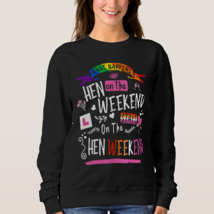 Lesbische Junggesellinnenabschieds-Outfits für Fra Sweatshirt