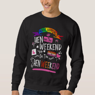 Lesbische Junggesellinnenabschieds-Outfits für Fra Sweatshirt