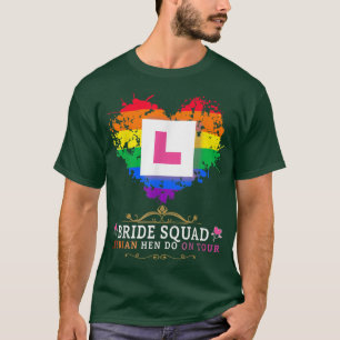 Lesbische Junggesellinnenabschieds-Outfits für Fra T-Shirt