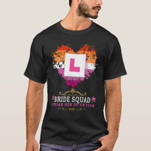 Lesbische Junggesellinnenabschieds-Outfits für Fra T-Shirt