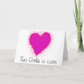 Lesbische Karten "Liebe" Gedicht innen (Rückseite)