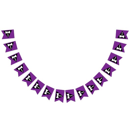 Lesbische Labrys-Prix-Flagge Wimpelkette (Alle)