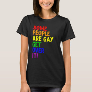Lesbische Leib Einige Leute sind Gay Pride Rainbow T-Shirt