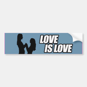 LESBISCHE LIEBE IST LIEBE -.pnng Autoaufkleber