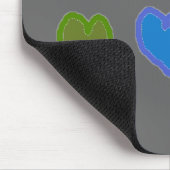 Lesbische "Liebe " Mousepad (Ecke)