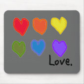 Lesbische "Liebe " Mousepad (Vorne)