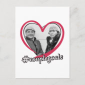 Lesbische Liebe-Partnerziele: G.Stein & A.Toklas Postkarte (Vorderseite)