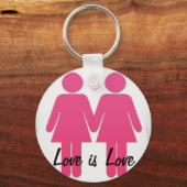 lesbische Liebe Schlüsselanhänger (Vorderseite)