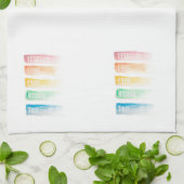 Lesbische Liebe Teetuch Geschirrtuch (Gefaltet)