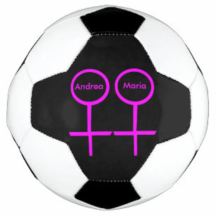 Lesbische Liebhaber des Personalisierten Fußball