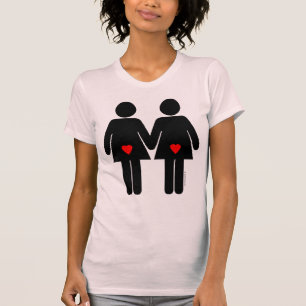 Lesbische Liebhaber T-Shirt