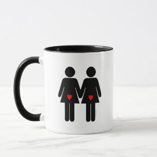 Lesbische Liebhaber Tasse