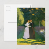 Lesbische Liebhaber von Monet Postkarte (Vorne/Hinten)