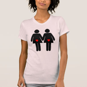 Lesbische Liebhaberinnen T-Shirt