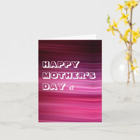 Lesbische Muttertagskarte Karte (Gelbe Blume)