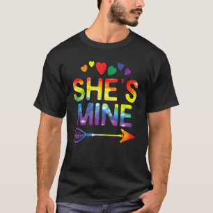 Lesbische Paare, die ich zum LGBT-Stolz führe T-Shirt