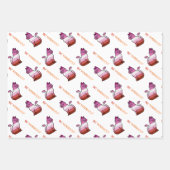 Lesbische Pride Cat - Seien Sie sich selbst Geschenkpapier Set (Vorderseite 2)