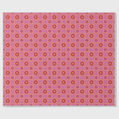 Lesbische Pride-Farben / rosa Blume Geschenkpapier (Flach)