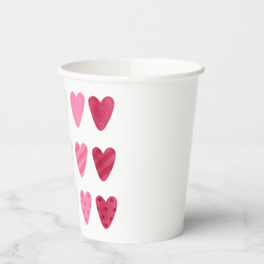 Lesbische Pride Flag Paper Cups Pappbecher (Links)