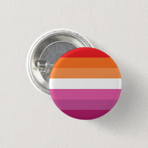 Lesbische Pride-Flagge Button