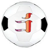 Lesbische Pride-Flagge Chai Fußball (Gedreht)