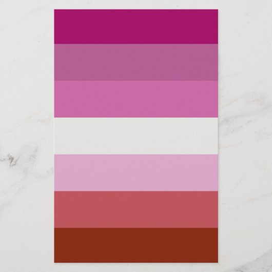 Lesbische Pride-Flagge Flyer (Vorne)