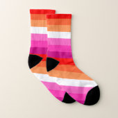 Lesbische PRIDE-Flaggensocken Socken (Paar)