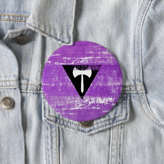 Lesbische Pride Paint (Labrys) Button (Beispiel)