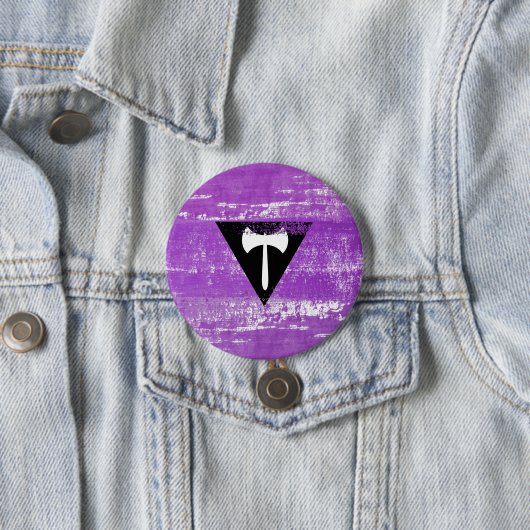 Lesbische Pride Paint (Labrys) Button (Beispiel)
