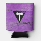 Lesbische Pride Paint (Labrys) Dosenkühler (Vorderseite)