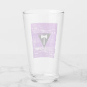 Lesbische Pride Paint (Labrys) Glas (Rückseite)