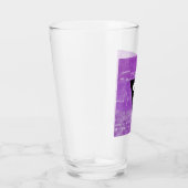 Lesbische Pride Paint (Labrys) Glas (Rechts)