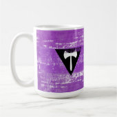 Lesbische Pride Paint (Labrys) Kaffeetasse (Links)