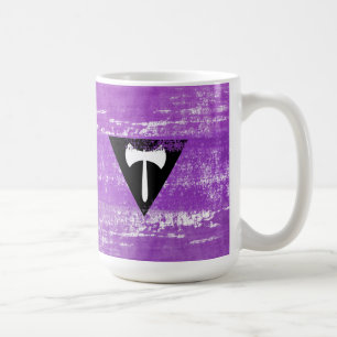 Lesbische Pride Paint (Labrys) Kaffeetasse