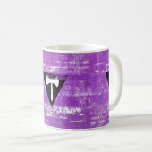 Lesbische Pride Paint (Labrys) Kaffeetasse (VorderseiteRechts)
