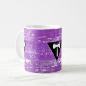 Lesbische Pride Paint (Labrys) Kaffeetasse (Vorderseite Links)