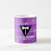 Lesbische Pride Paint (Labrys) Kaffeetasse (Mittel)