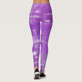 Lesbische Pride Paint (Labrys) Leggings (Rückseite)