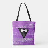 Lesbische Pride Paint (Labrys) Tasche (Rückseite)