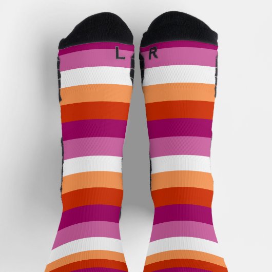 Lesbische Pride Socks Socken (Oben)