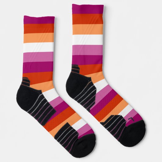 Lesbische Pride Socks Socken (Rechts)