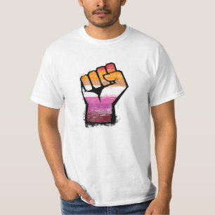 Lesbische Protestfaust T-Shirt