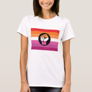 Lesbische Protestflagge T-Shirt