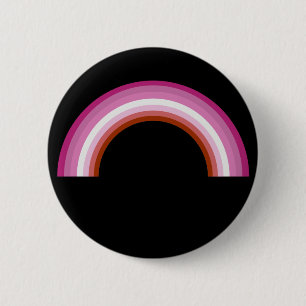 Lesbische Regenbogenflagge Button