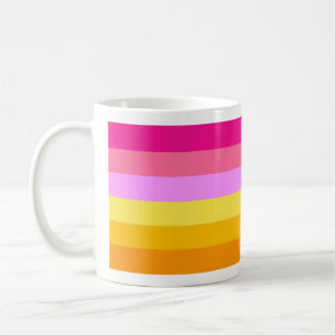 Lesbische Regenbogenflagge (Dämmerung) Kaffeetasse