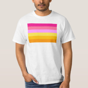 Lesbische Regenbogenflagge (Dämmerung) T-Shirt