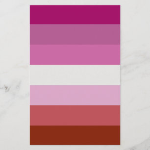 Lesbische Regenbogenflagge LGBTQ Flyer