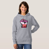 Lesbische Resistenz Hoodie (Vorne ganz)
